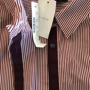J.Crew NEW Endless Shirt in Stripe tunic, sz 12